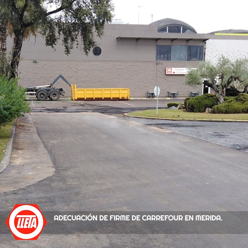 Adecuación de firme de CARREFOUR en Merida. 3