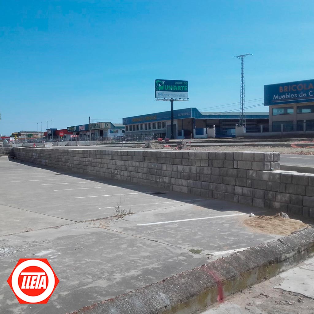 Cerramiento con bloques prefabricados
