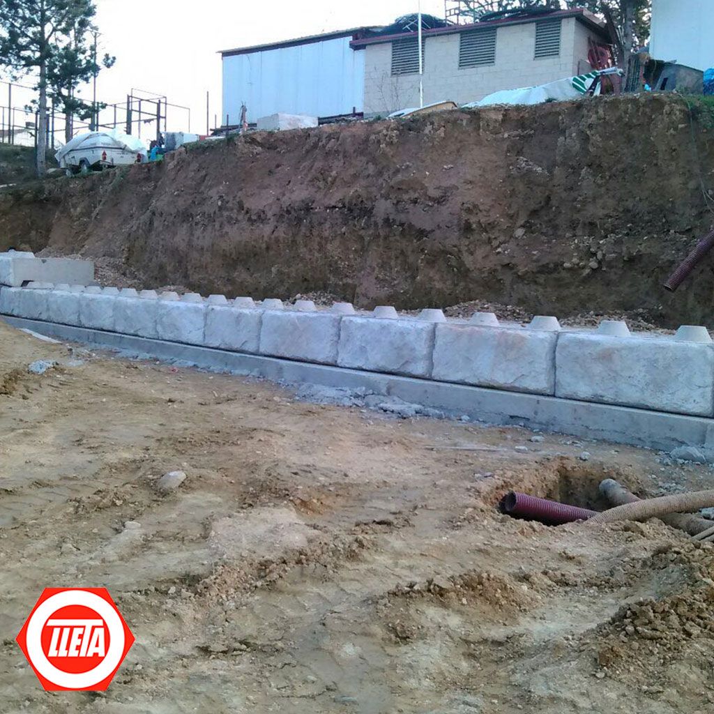 creando Muro de contención