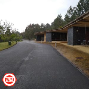 Pavimentación del Camping Aguas Claras